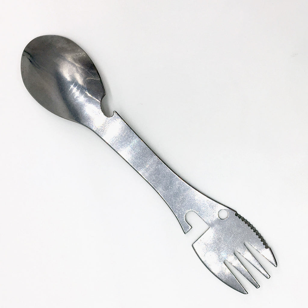 Camping portable tableware EDC stainless steel spoon