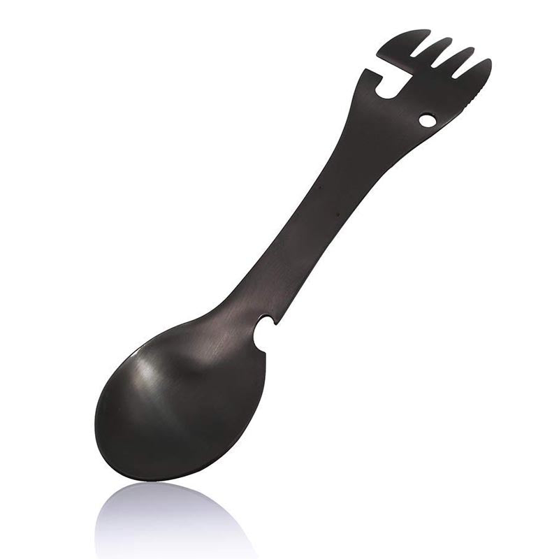 Camping portable tableware EDC stainless steel spoon