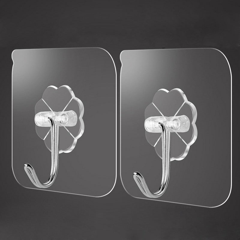 Transparent Hooks for Bathroom Self Adhesive Door Wall Hook Hanger Suction for Kitchen Storage Garlands Towel Hanging Hooks
