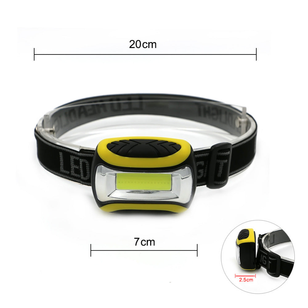 Mini Waterproof  Outdoor Headband LED Flashlight - Urban Gears Unlimited
