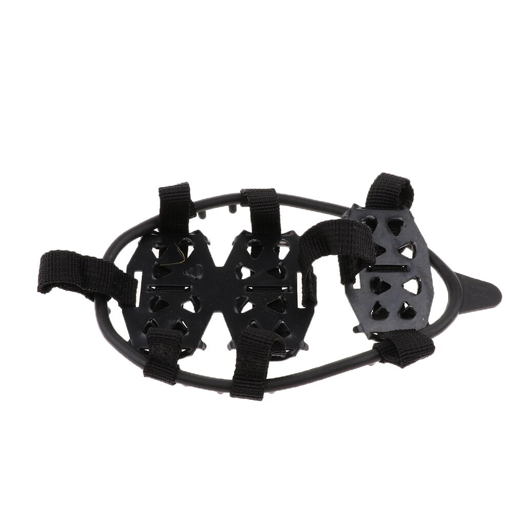 1 Pair 24 Teeth Anti-slip Ice Snow Shoeing Walk Cleats | Traction Ice Snow Grips
