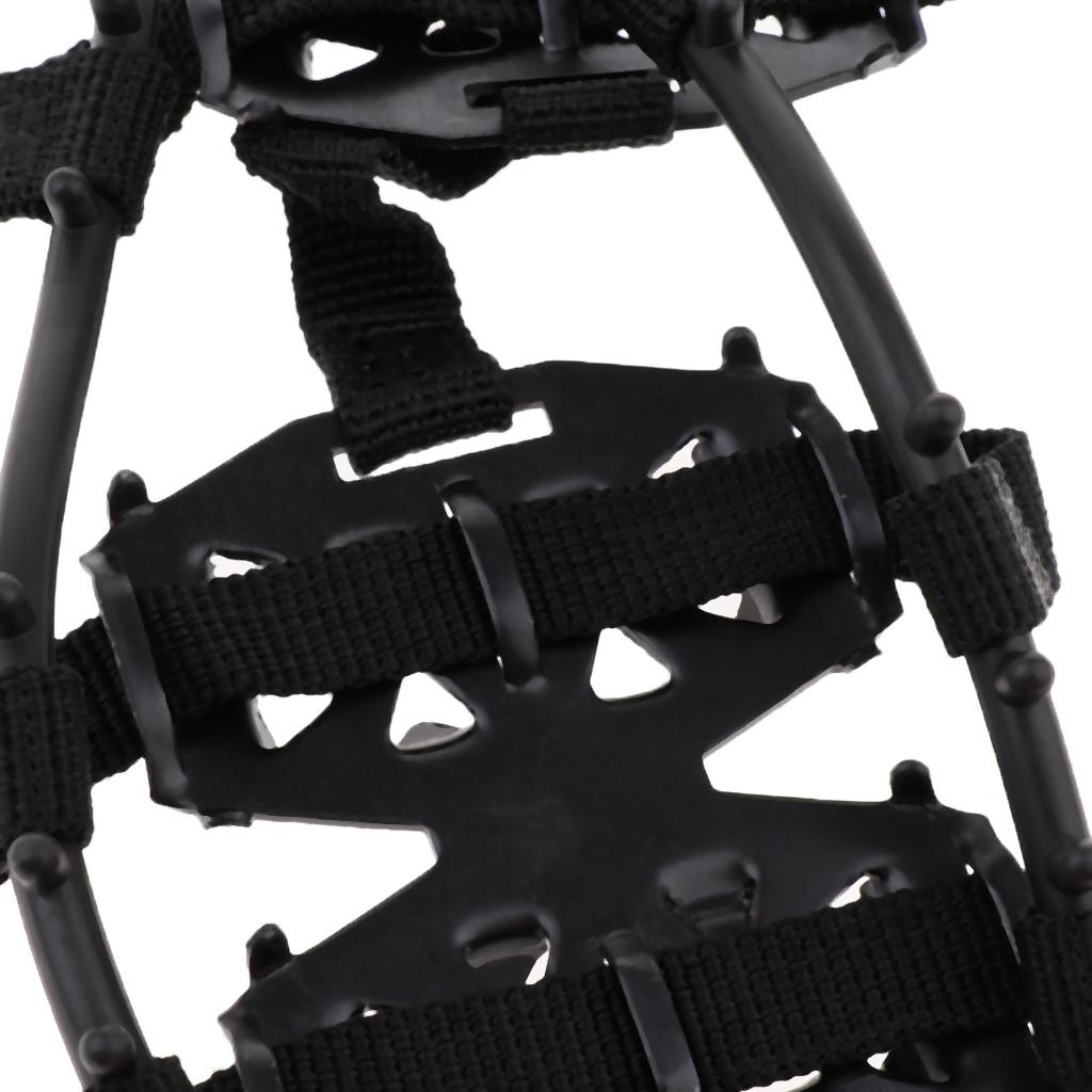 1 Pair 24 Teeth Anti-slip Ice Snow Shoeing Walk Cleats | Traction Ice Snow Grips