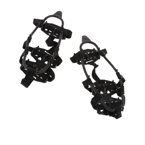 1 Pair 24 Teeth Anti-slip Ice Snow Shoeing Walk Cleats | Traction Ice Snow Grips