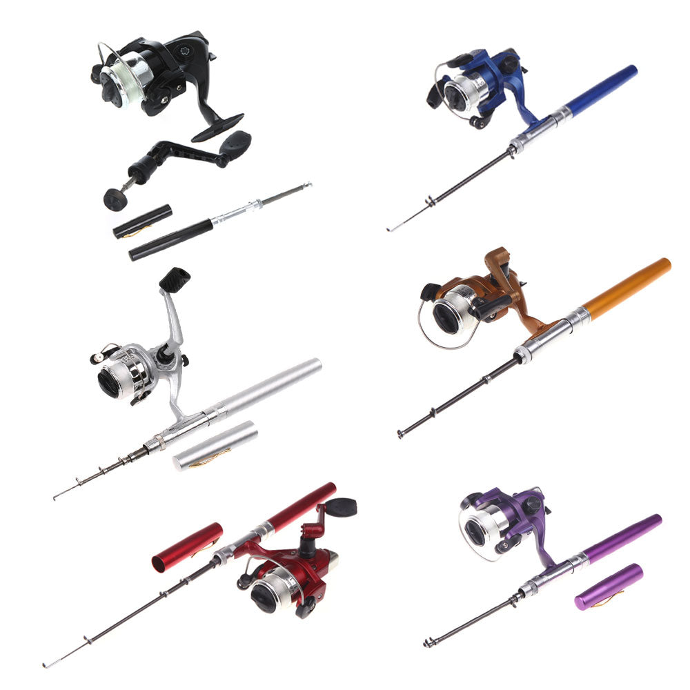 Pen Sized Fishing Rod Reel Combo Pole - Urban Gears Unlimited
