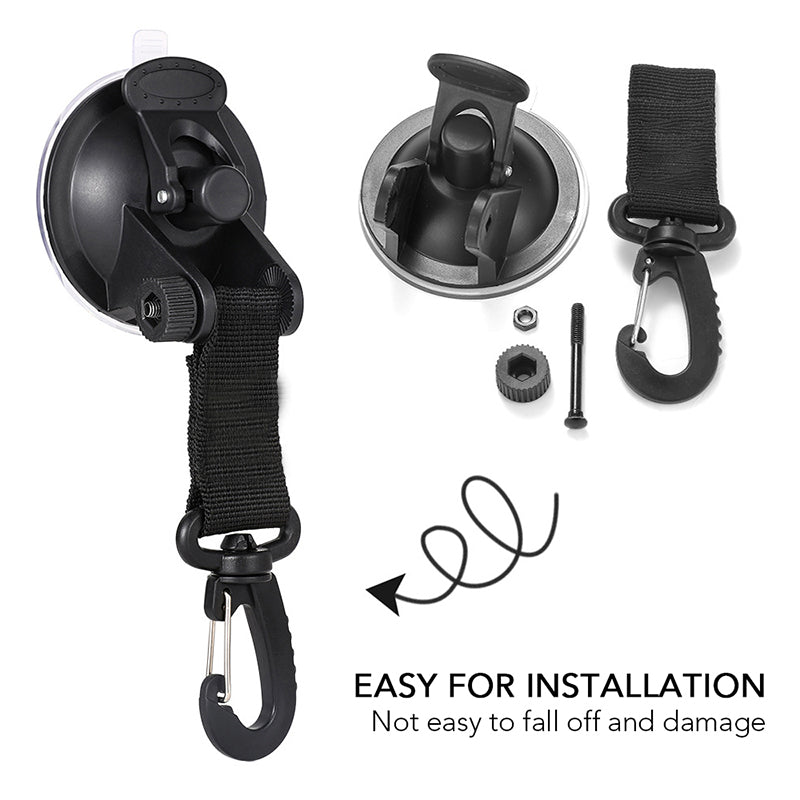 2/4 Pcs Outdoor Suction Cup Anchor Tie Down Camping Tarp Car Side Awning Pool Tarps Tents Securing Hook Multi Tool Camping Gear
