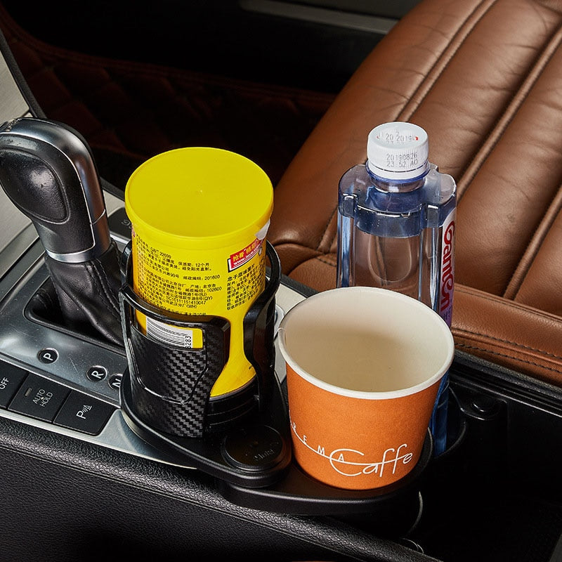 2 In 1 Top Mount 360 Degree Rotatable Drink Cup Holder