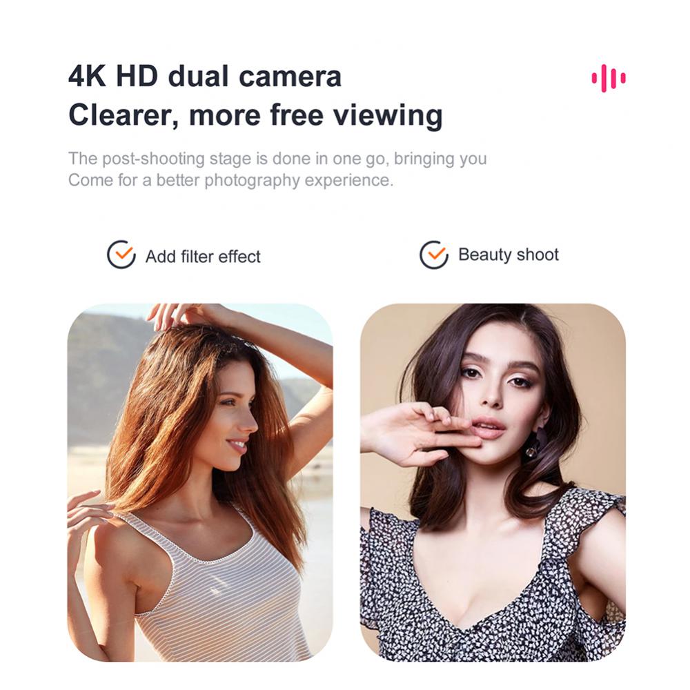 New Mini RC Drone With HD 4K Dual Camera Obstacle Avoidance Features