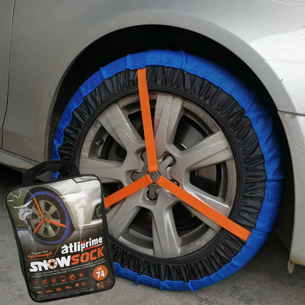 Tire's Winter Sock | Textile Anti-skid Chain | Winter Snow Traction Accessories | Tire Anti-skid Tire Cover
