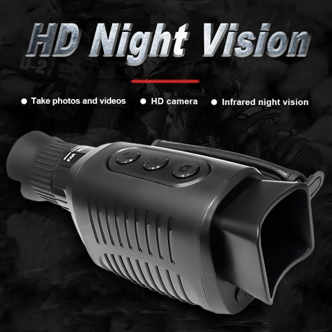 2K Night Vision Monocular Powerful Telescope Long Range Digital Device HD Video Infrared Binoculars for Outdoor Hunting