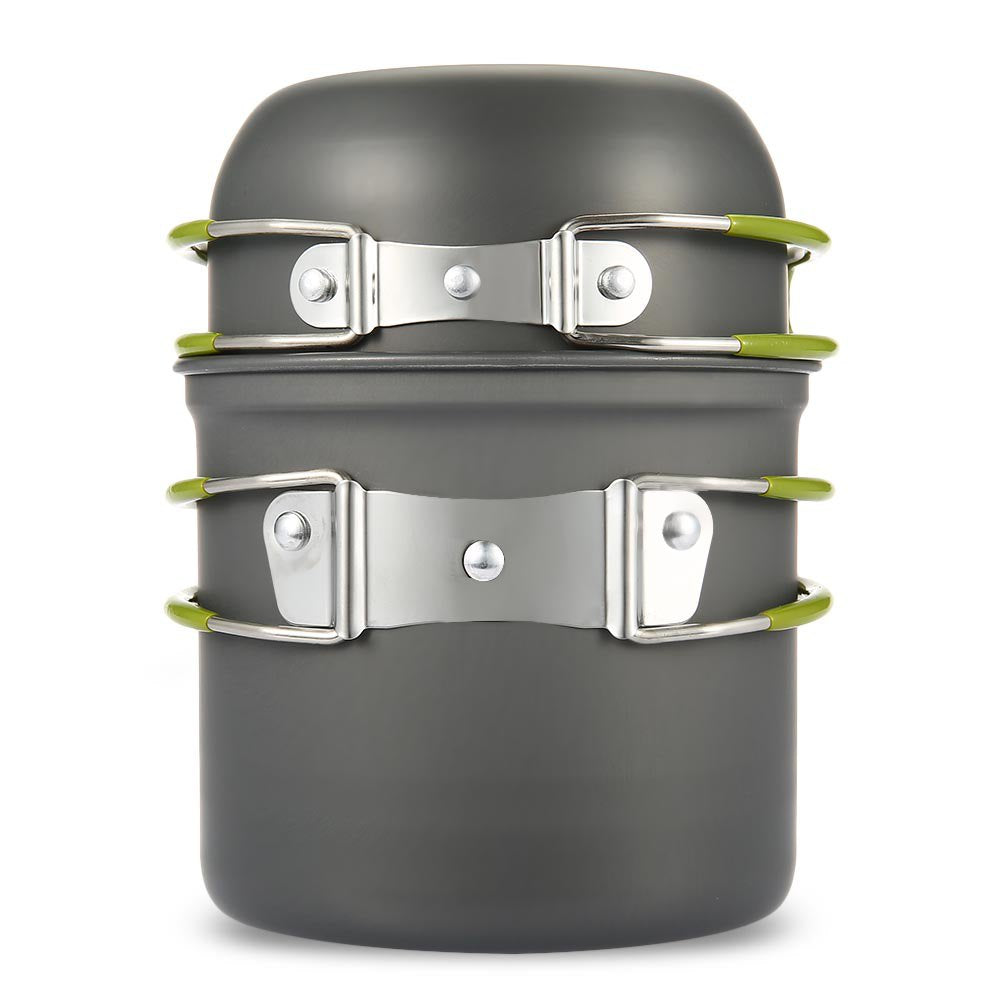 Light weighted Outdoor Backpacking Pot And Pan Camping Utility Cookwares - Urban Gears Unlimited