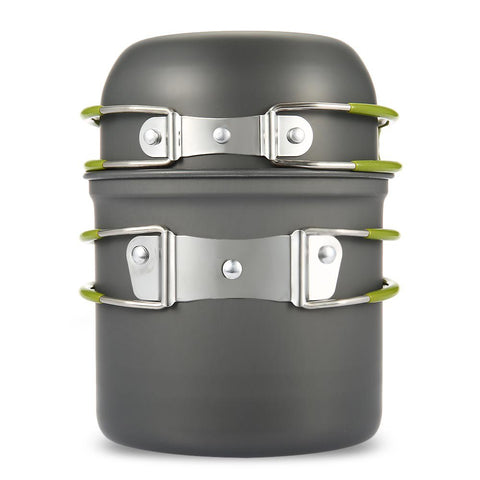 Light weighted Outdoor Backpacking Pot And Pan Camping Utility Cookwares - Urban Gears Unlimited