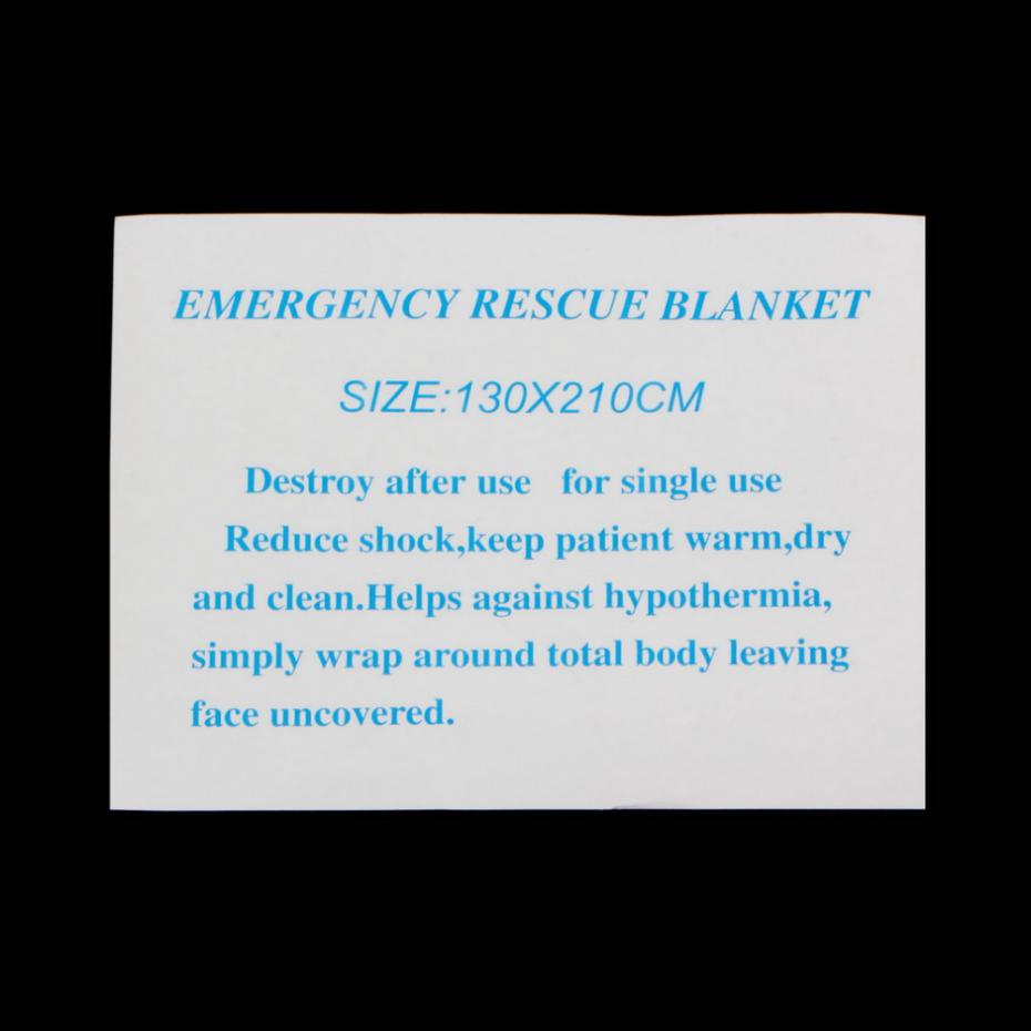 Outdoor Military Emergency Thermal Foil First Aid Survival Rescue Blanket - Urban Gears Unlimited