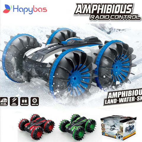 Remote Control 360 Degree Rotation Amphibian RC Toy Car
