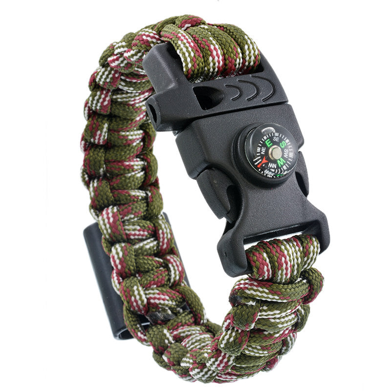 4 in 1 Unisex Survival Wristband Bracelet Paracord - Urban Gears Unlimited