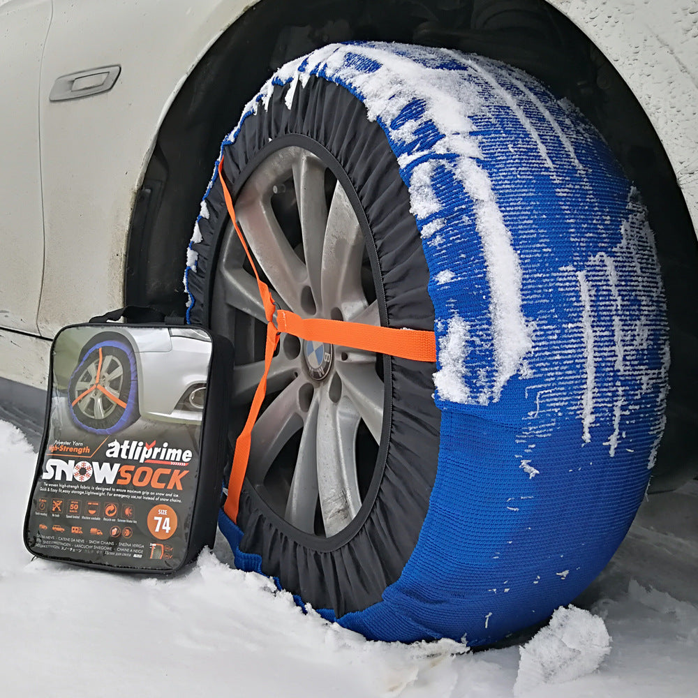Tire's Winter Sock | Textile Anti-skid Chain | Winter Snow Traction Accessories | Tire Anti-skid Tire Cover