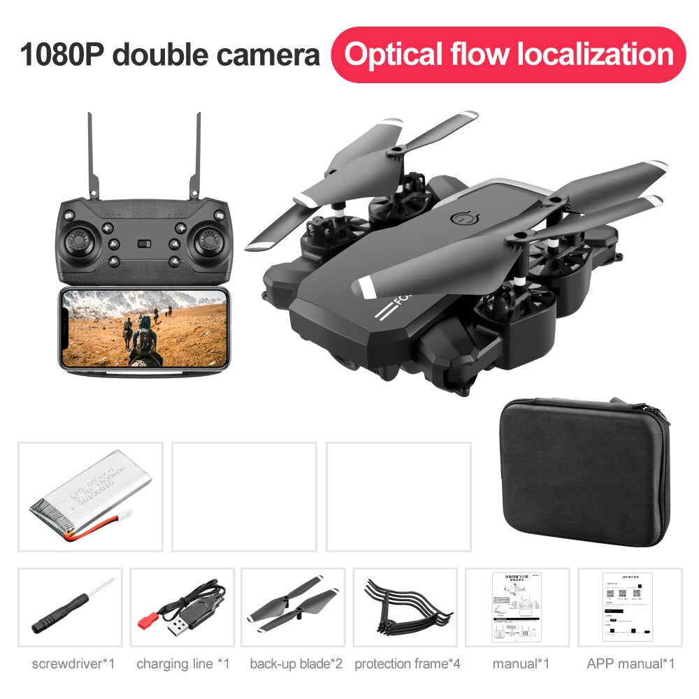 Long Flying 4K HD Aerial RC Quadcopter Unmanned Drone
