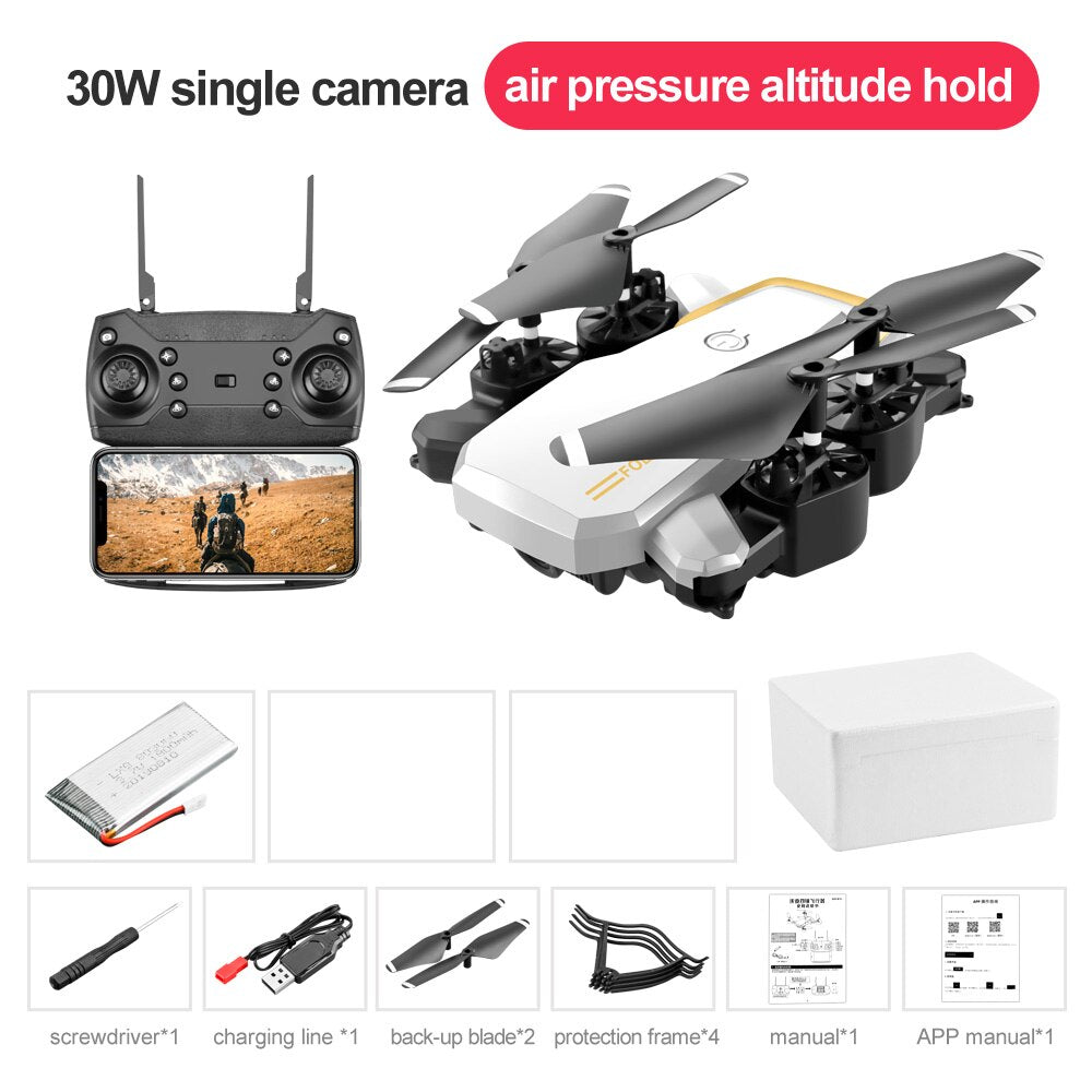 Long Flying 4K HD Aerial RC Quadcopter Unmanned Drone