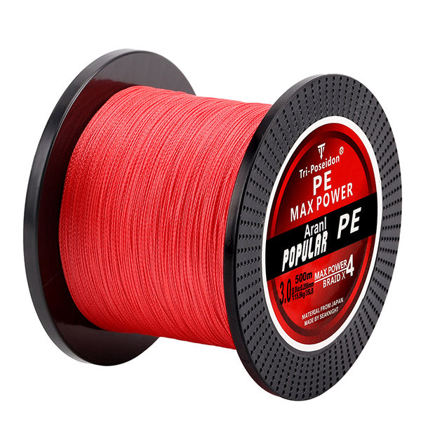 500M Fishing Line 4 Strands Super Strong Multifilament PE Braided - Urban Gears Unlimited