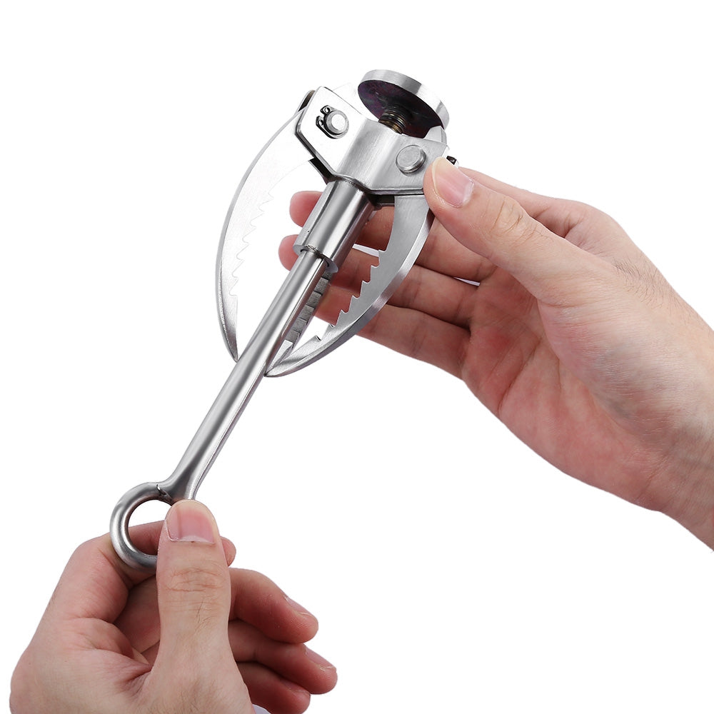 Stainless Steel Foldable 3 Paws Hook Mountain Ice Rock Outdoor Wilderness Survival Carabiner Gear - Urban Gears Unlimited