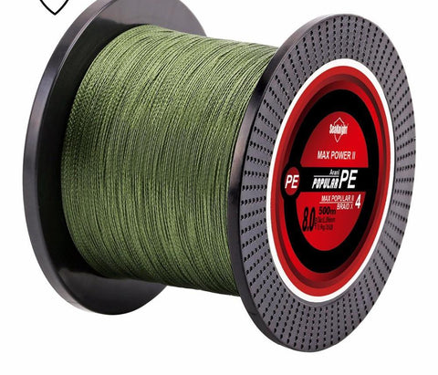 500M Fishing Line 4 Strands Super Strong Multifilament PE Braided - Urban Gears Unlimited
