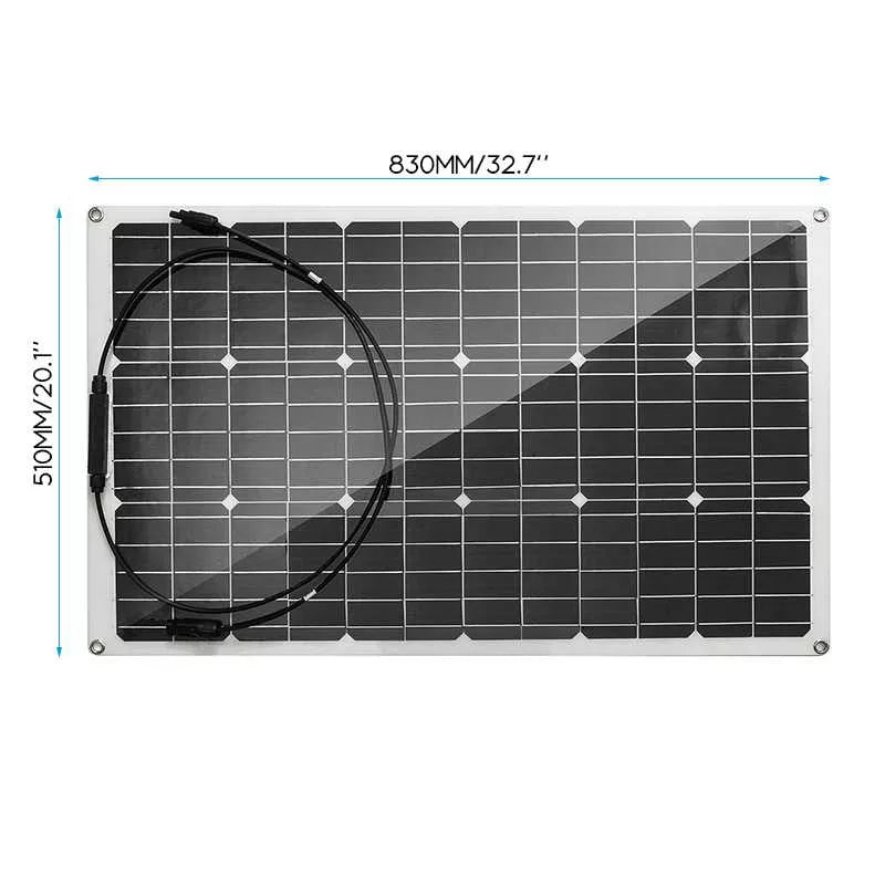 800W 1600W Solar Panel 18V PET Flexible Solar System Solar Panel Kit