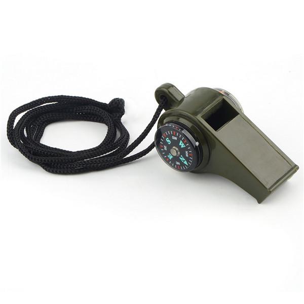 3 in1 Survival Camping Whistle - Urban Gears Unlimited