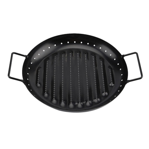Portable Cooking Outdoor Camping BBQ Nonstick Steel Skillet