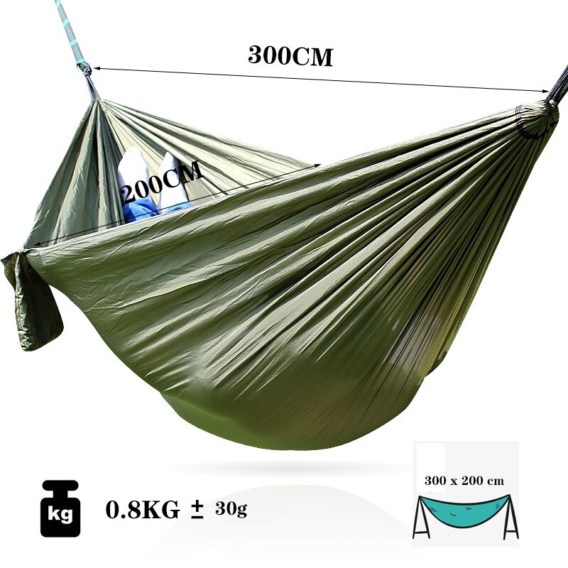 Ultralight Nylon Portable Camping Parachute Hammocks
