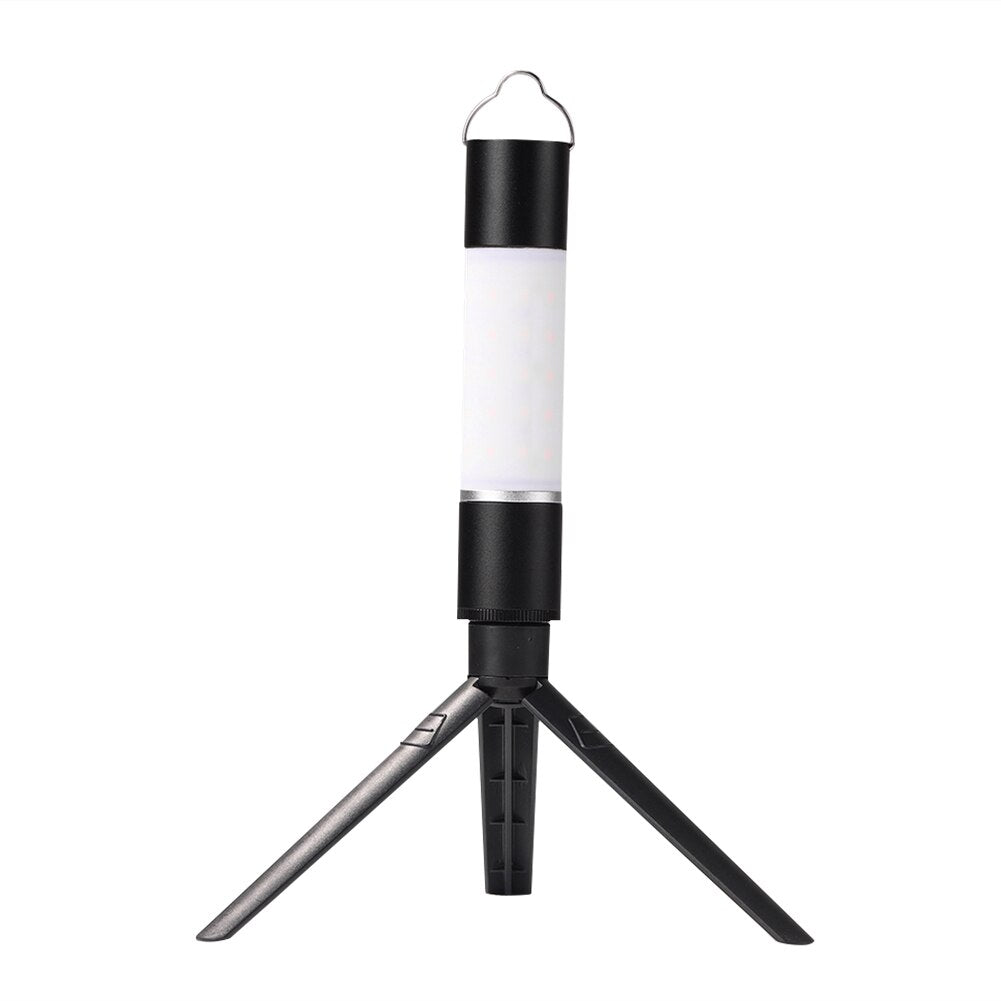 Telescopic LED Flashlight With Tripod For Outdoor Camping