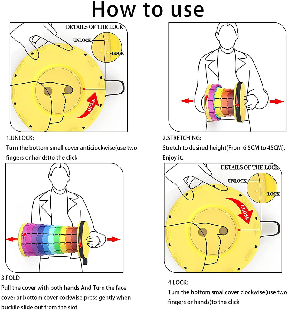 EZ Retractable Telescopic Stool