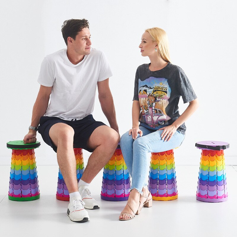 EZ Retractable Telescopic Stool