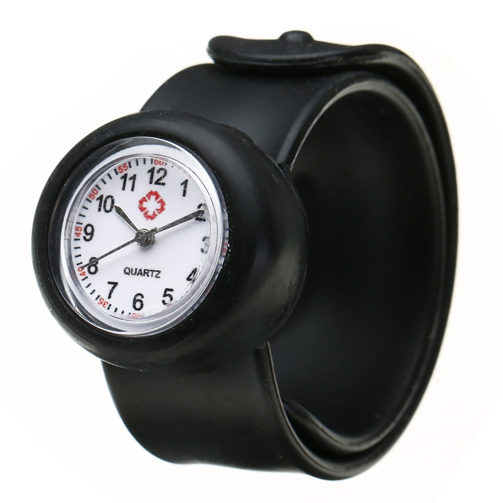 Multi Color Slap Ring Silicone Unisex Wrist Band Quartz Watch For Boys And Girls - Urban Gears Unlimited