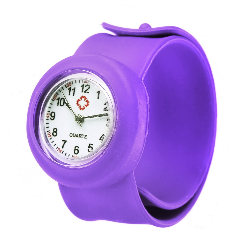 Multi Color Slap Ring Silicone Unisex Wrist Band Quartz Watch For Boys And Girls - Urban Gears Unlimited