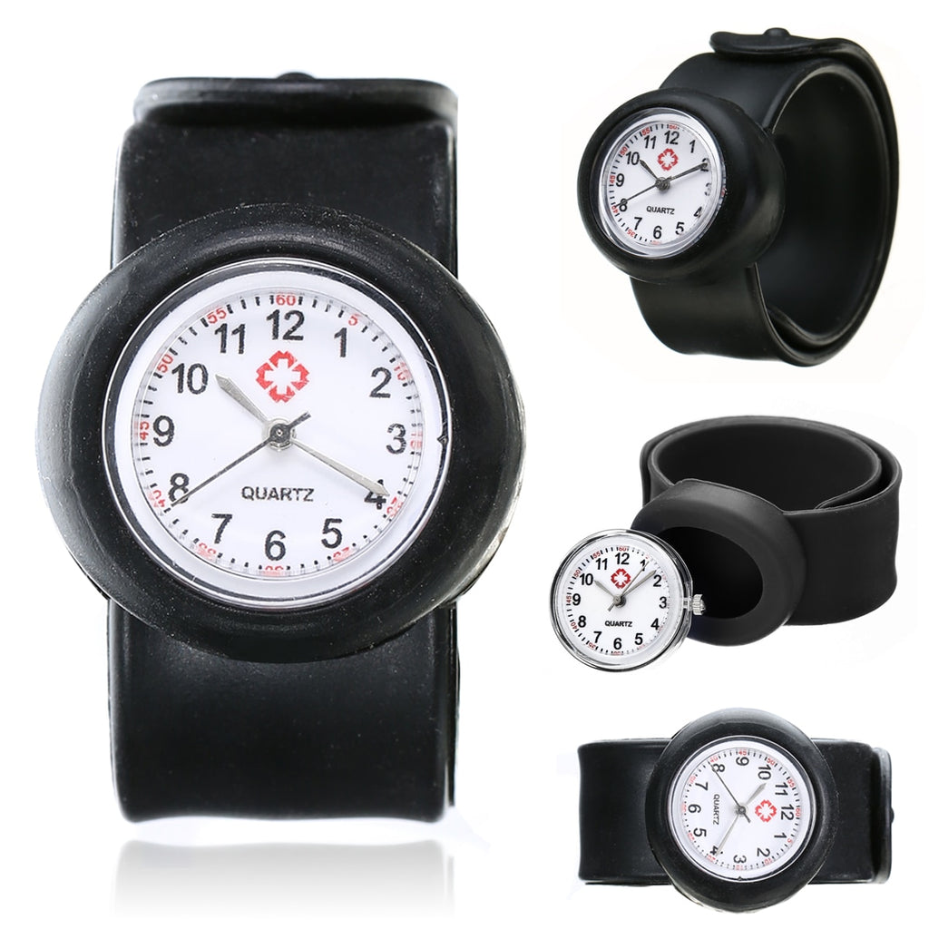 Multi Color Slap Ring Silicone Unisex Wrist Band Quartz Watch For Boys And Girls - Urban Gears Unlimited