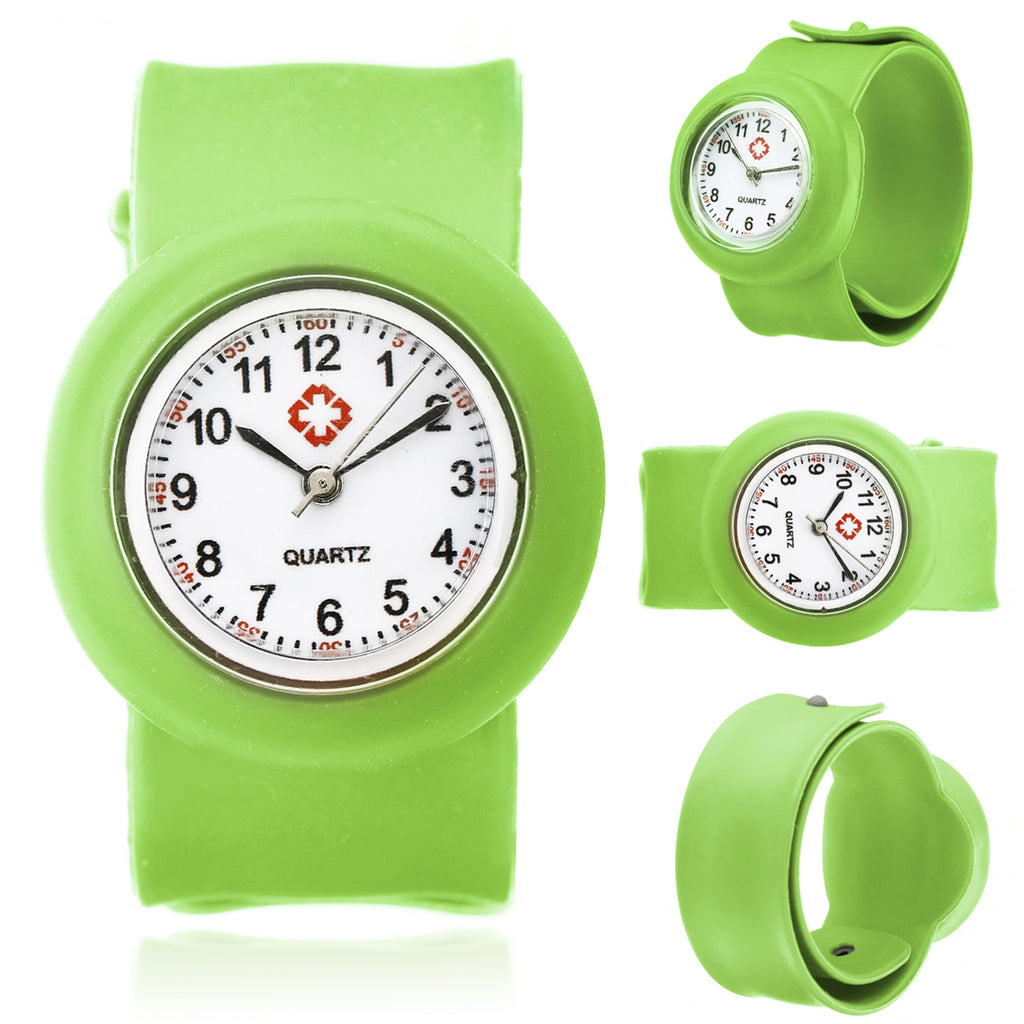 Multi Color Slap Ring Silicone Unisex Wrist Band Quartz Watch For Boys And Girls - Urban Gears Unlimited