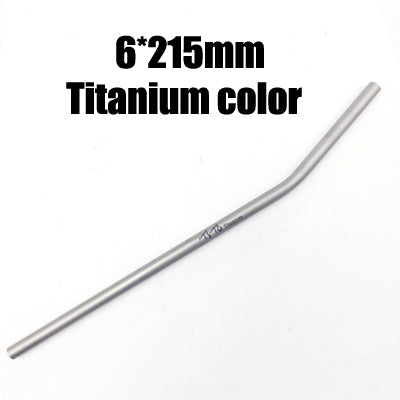 Portable Straight And Bend Titanium Drinking Straws For Camping Kitchen Outdoor - Urban Gears Unlimited