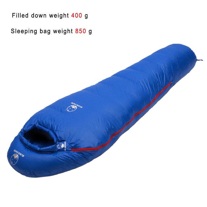 Light Weighted Thermal Mummy Style White Goose Down Sleeping Bag For All Seasons Travel