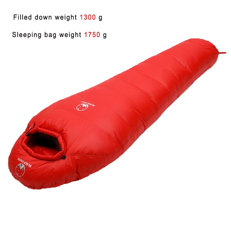 Light Weighted Thermal Mummy Style White Goose Down Sleeping Bag For All Seasons Travel