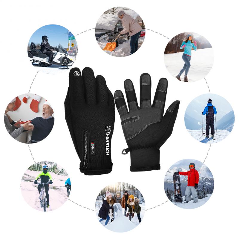 Waterproof Gloves For Skiing, Cycling , And Biking The Winter Great Outdoors