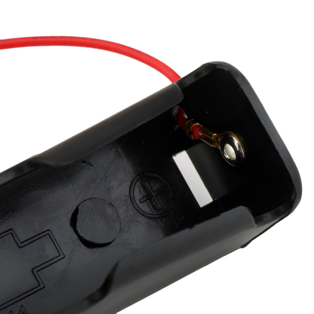 Battery Case Holder with 6" Wire Leads - Urban Gears Unlimited