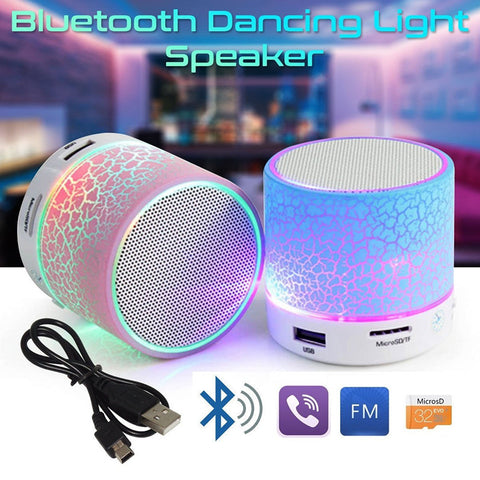 LED Portable Hands Free Mini Bluetooth Speaker - Urban Gears Unlimited