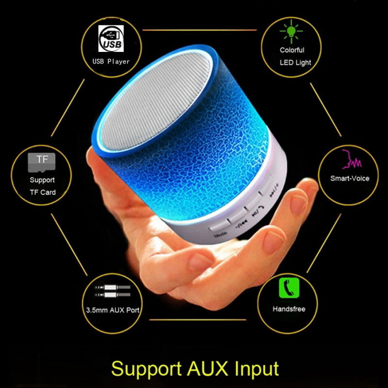 LED Portable Hands Free Mini Bluetooth Speaker - Urban Gears Unlimited
