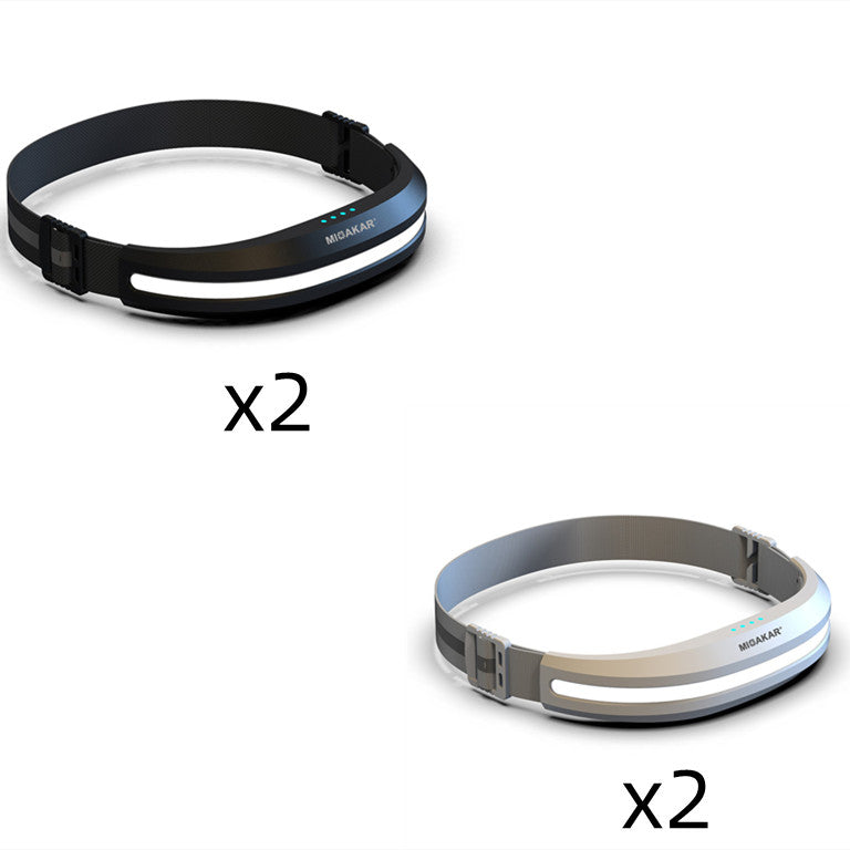 New Modern LED USB Chargeable 230 Degree 50 Square Meters Range Waterproof Hand-Free Headlight For Outdoor Explorational Adventures