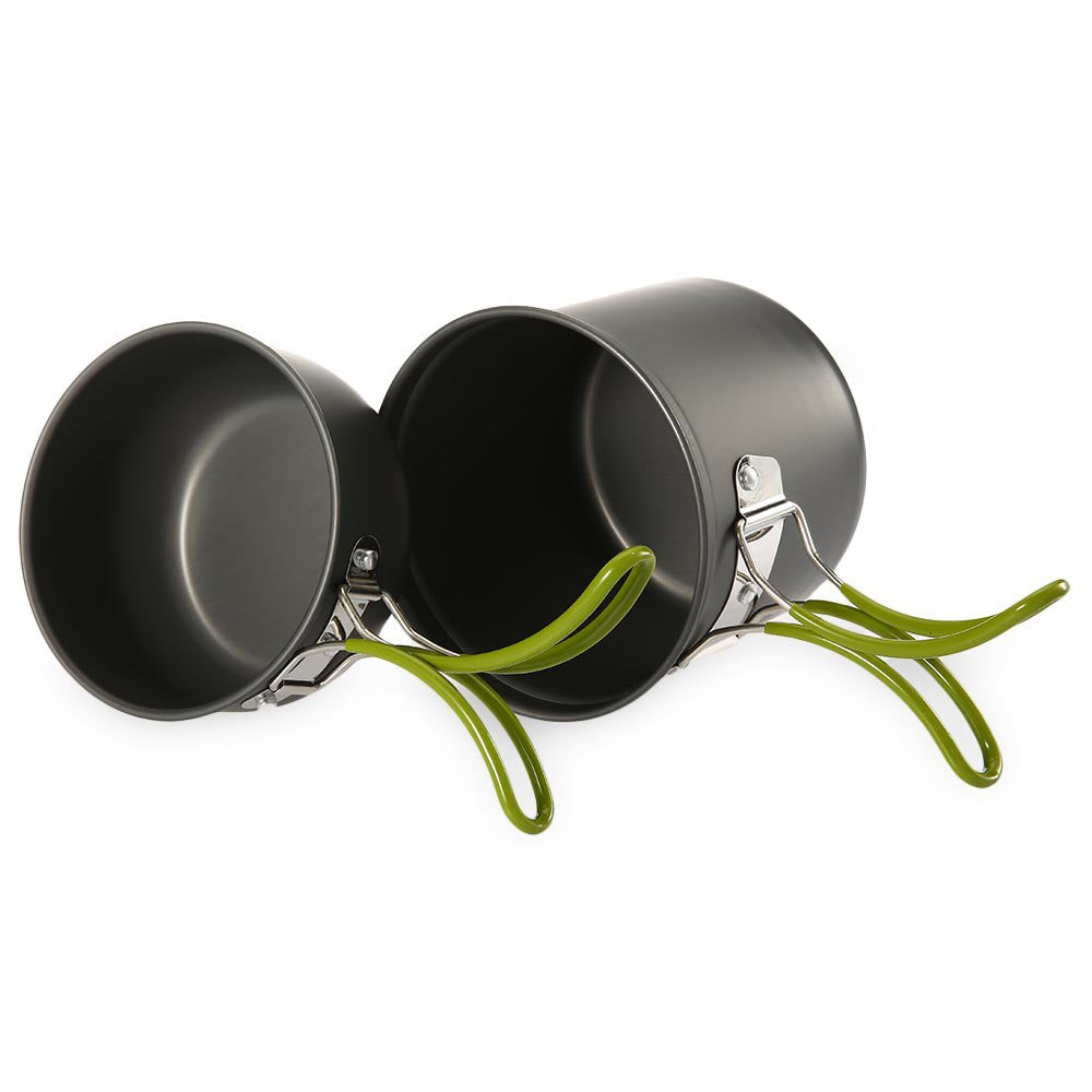 Light weighted Outdoor Backpacking Pot And Pan Camping Utility Cookwares - Urban Gears Unlimited