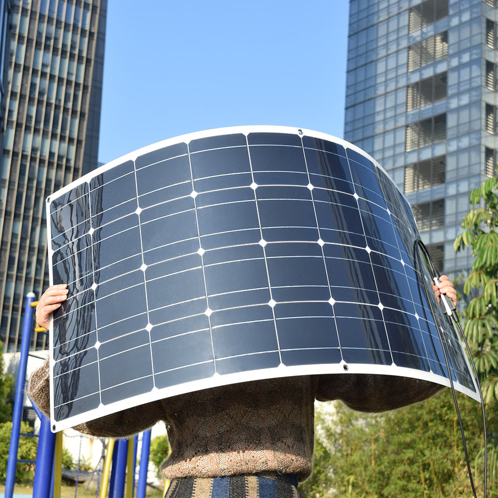 Complete 12V 600w 300w 150w Monocrystalline Photovoltaic Solar Panel Kit