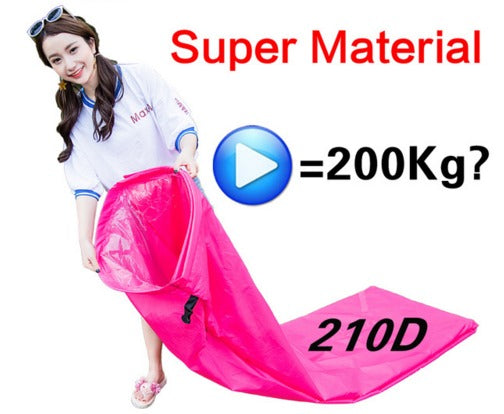 Fast Inflatable Boat Shape Lazy Air Sofa For Outdoor Camping Comfort - Urban Gears Unlimited