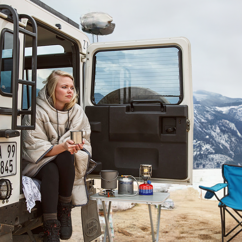 Loved Warm Poncho Camping Quilt