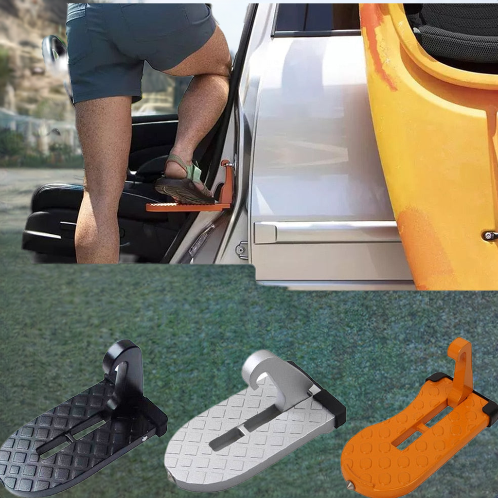 Foldable Latch Hook Foot Pedal |  Aluminum Stepping Stool To Reach Vehicle Top [Special Offer]