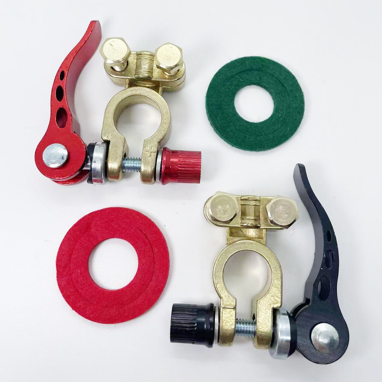 Automotive Snap-on Screw Lock Clamp Connectors For Battery Posts ...