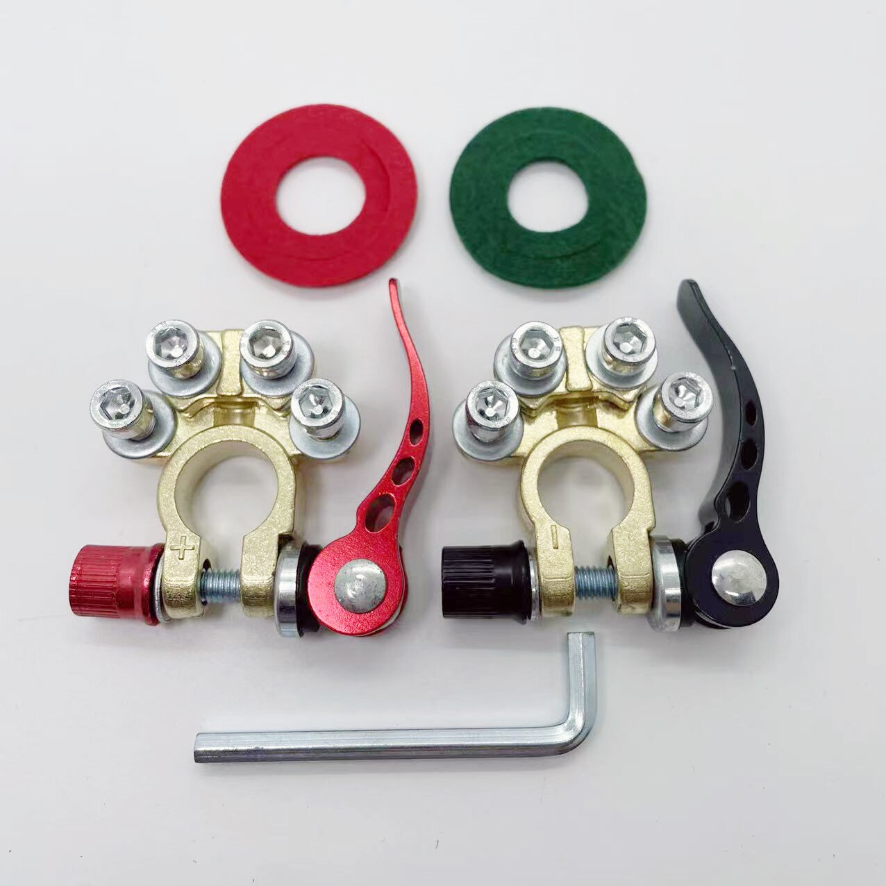 Automotive Snap-on Screw Lock Clamp Connectors For Battery Posts ...